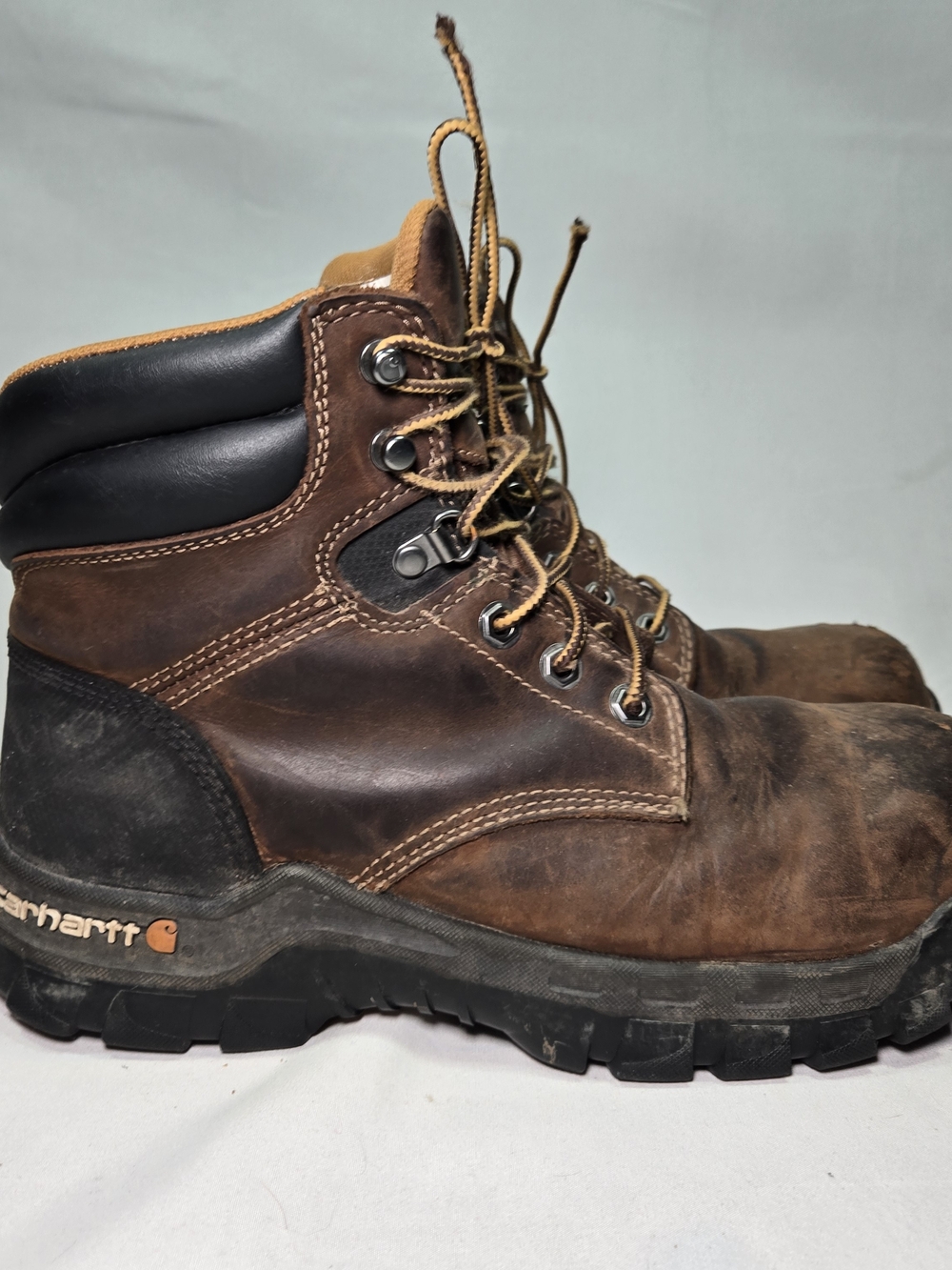 Carhartt 6" Rugged Flex Composite Toe  Work Boot Womens 9.5 Brown Leather